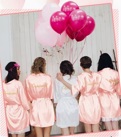 5-Piece Bride & Bridesmaid Robe Set