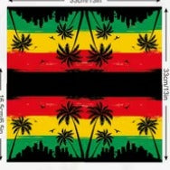 Coconut Tree Pattern Reggae-Style  Paper Napkins