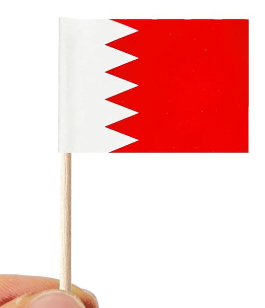 Bahrain Flag Cake Toppers
