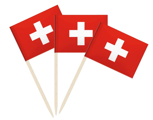 Switzerland Flag Toothpicks
