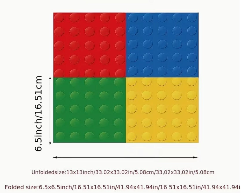 Lego Block-Themed Party Napkins