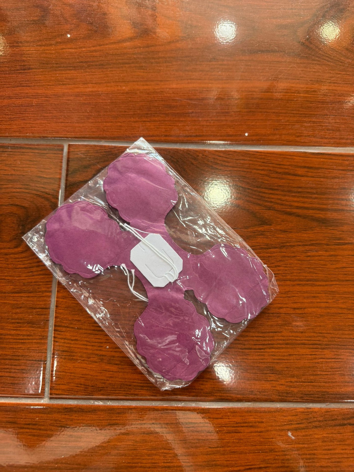 Four-Leaf Clover Garland - Dark Purple