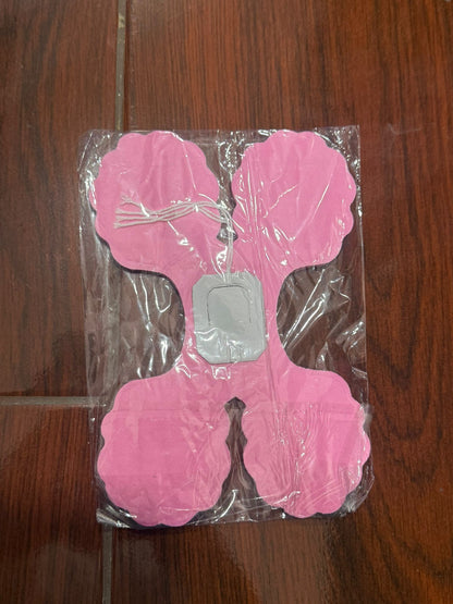 Four-Leaf Clover Garland  - Neon Pink