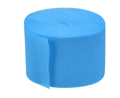 Crepe Paper Streamer Roll - 4.5cm x 25m
