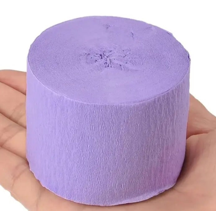 Crepe Paper Streamer Roll - 4.5cm x 25m