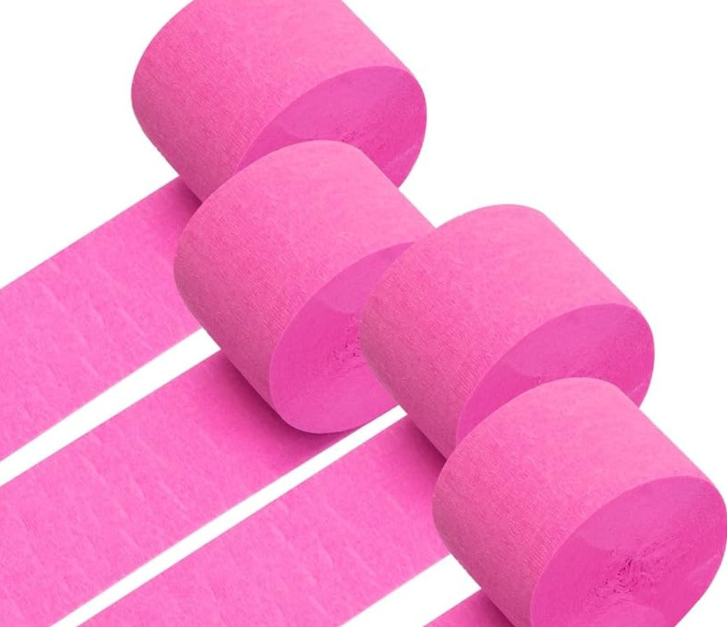 Crepe Paper Streamer Roll - 4.5cm x 25m