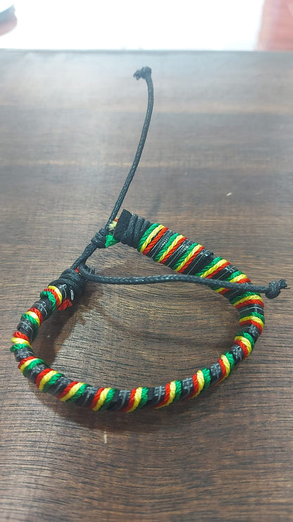 Adjustable Multi-Layer Ethnic Beaded Bracelet
