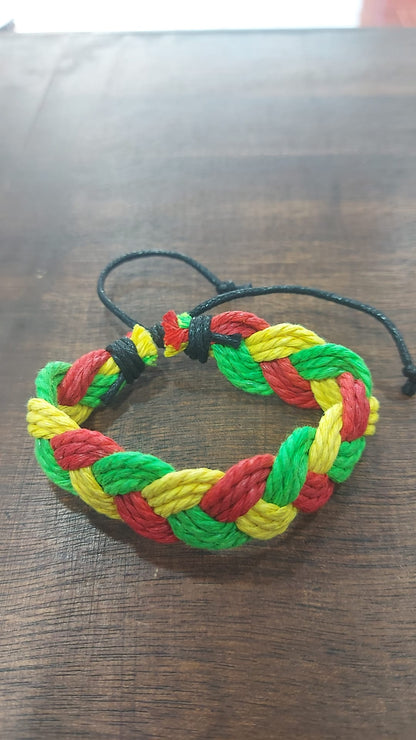 Adjustable Multi-Layer Ethnic Beaded Bracelet