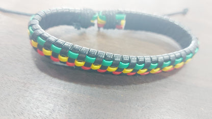 Adjustable Multi-Layer Ethnic Beaded Bracelet