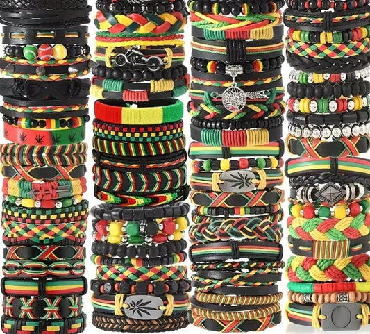 Adjustable Multi-Layer Ethnic Beaded Bracelet