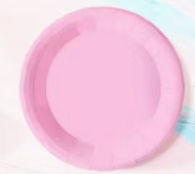 12pcs Macaron-Themed Disposable Party Tableware Set