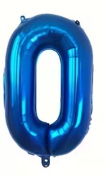 40-Inch Number Foil Balloons – Large Metallic Party Decoration Balloons