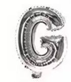 16" Silver Letter Foil Balloons