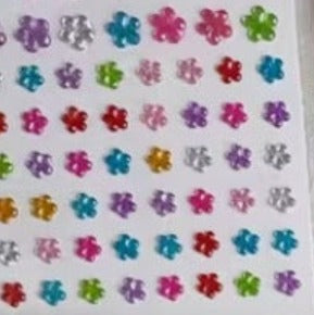 Rhinestone Colored Gemstone Stickers
