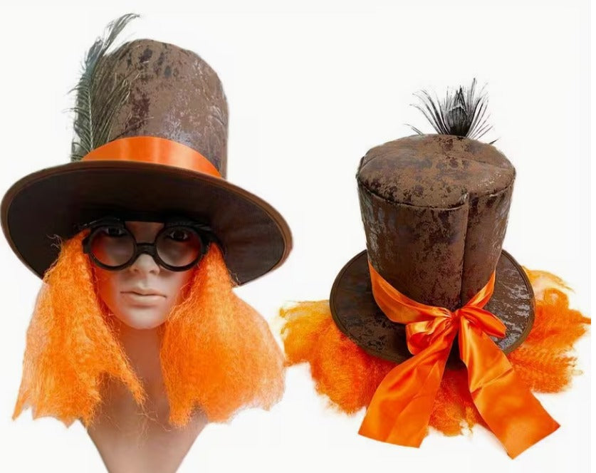 Pirate Hat with Hair Costume