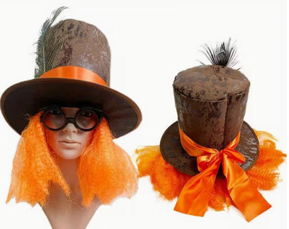 Pirate Hat with Hair Costume