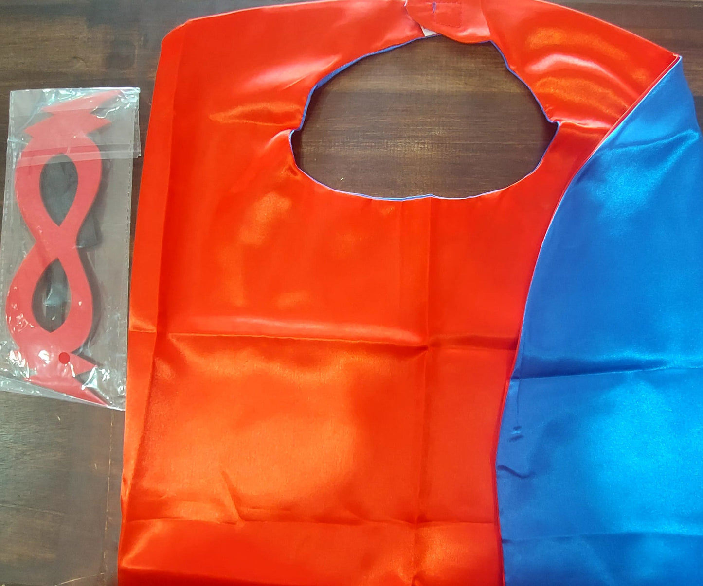 Double-Sided Superhero Cape & Matching Mask