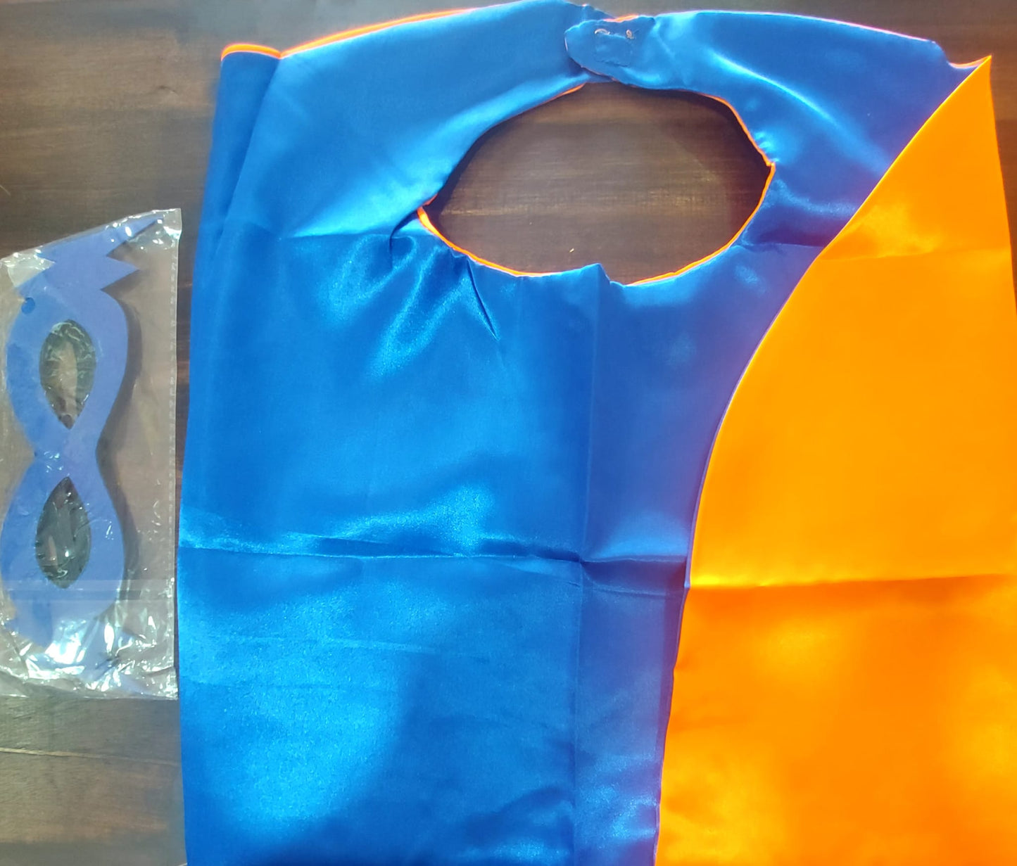 Double-Sided Superhero Cape & Matching Mask