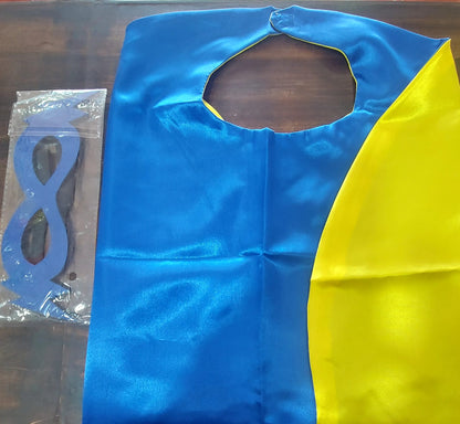 Double-Sided Superhero Cape & Matching Mask