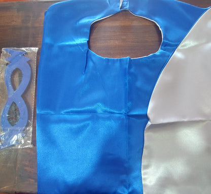 Double-Sided Superhero Cape & Matching Mask
