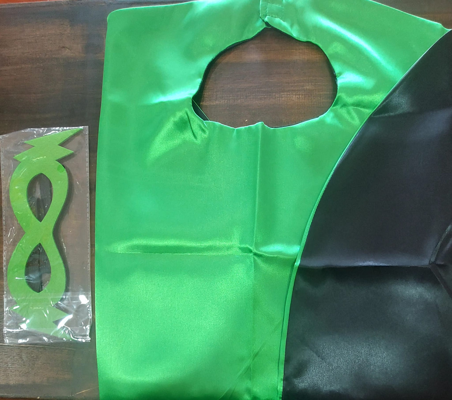 Double-Sided Superhero Cape & Matching Mask