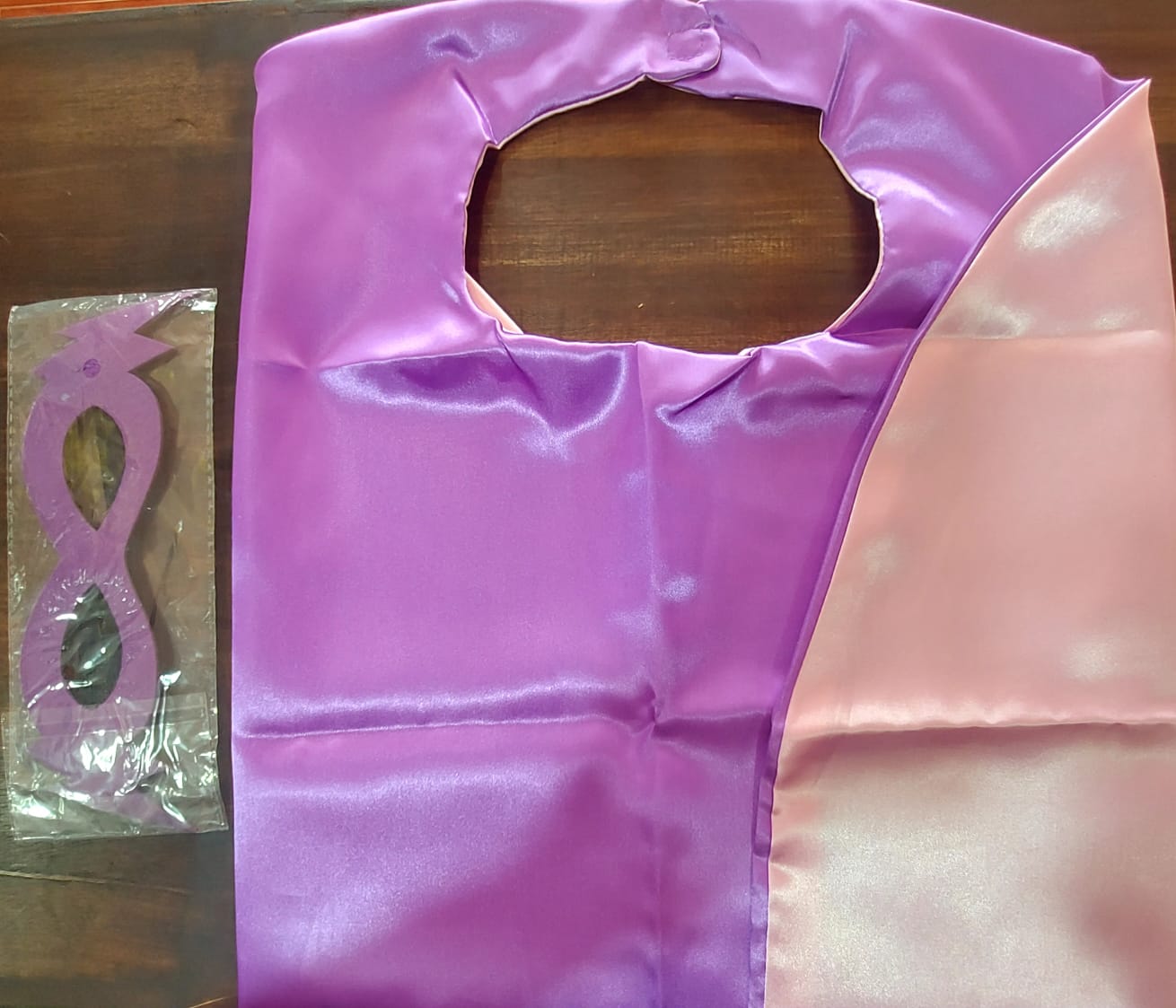 Double-Sided Superhero Cape & Matching Mask