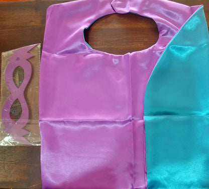 Double-Sided Superhero Cape & Matching Mask