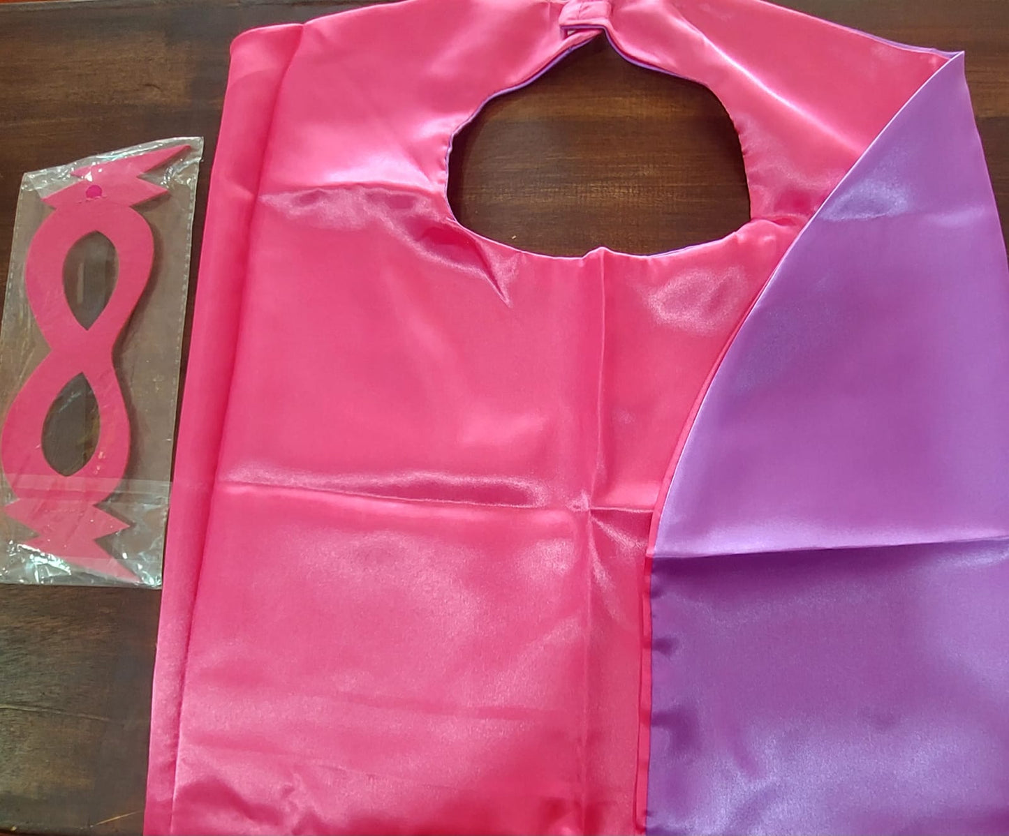 Double-Sided Superhero Cape & Matching Mask