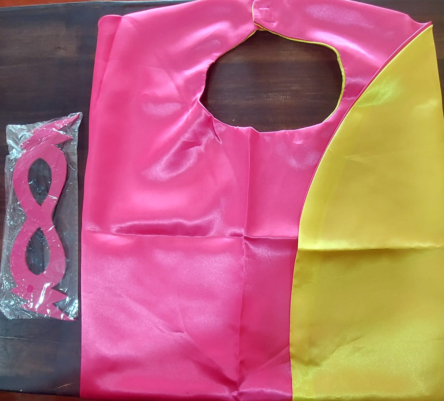 Double-Sided Superhero Cape & Matching Mask
