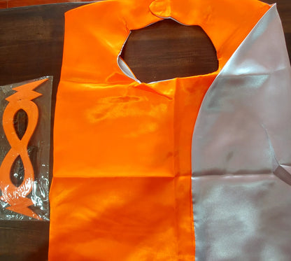 Double-Sided Superhero Cape & Matching Mask