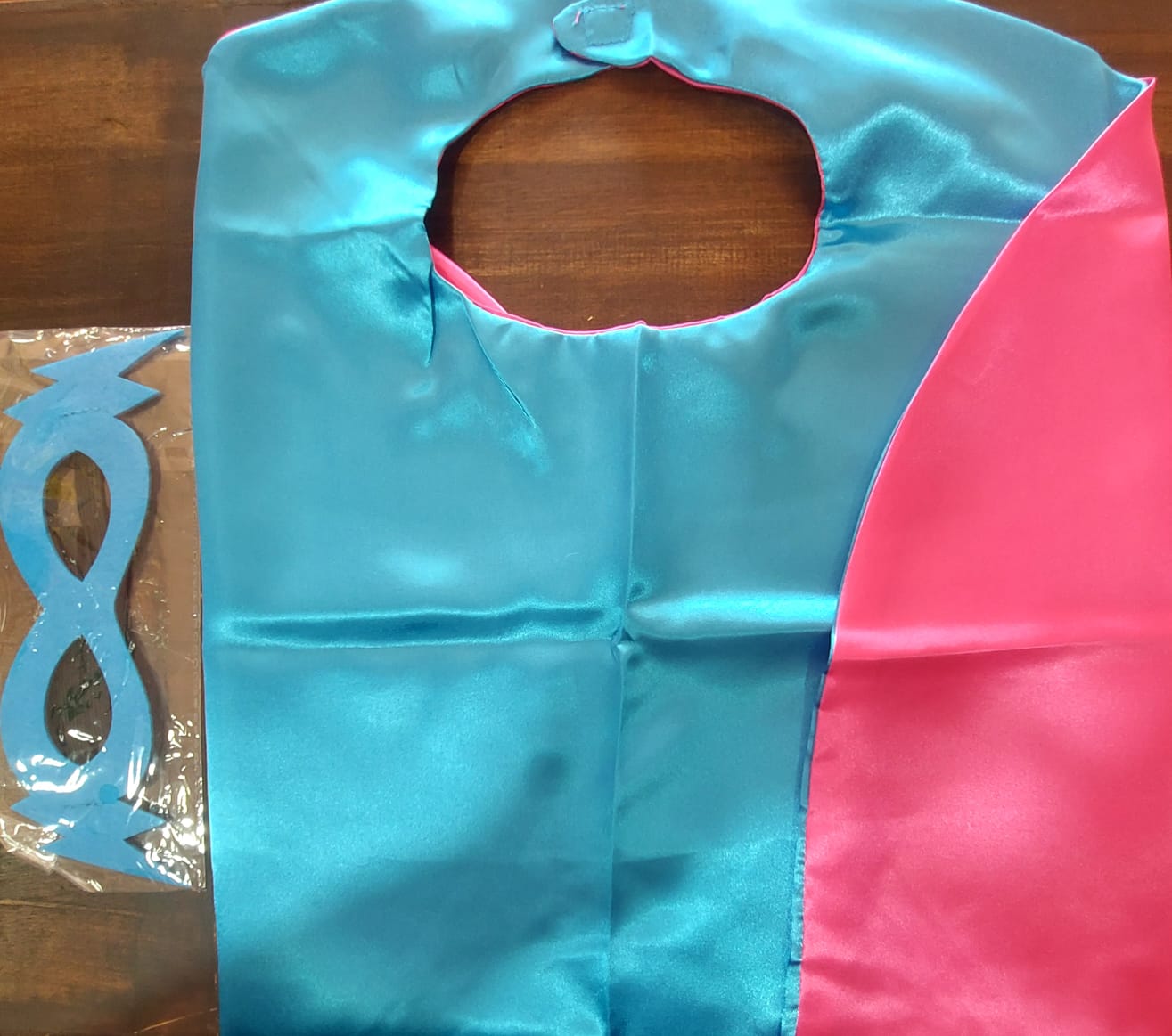 Double-Sided Superhero Cape & Matching Mask