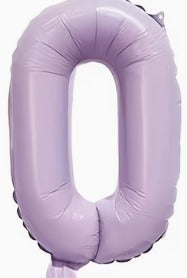 16" Foil Number Balloon - Lavender