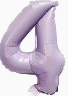 16" Foil Number Balloon - Lavender