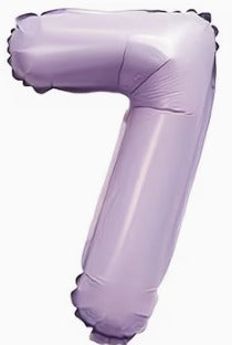 16" Foil Number Balloon - Lavender