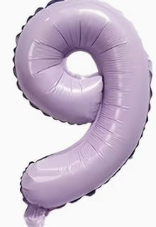 16" Foil Number Balloon - Lavender