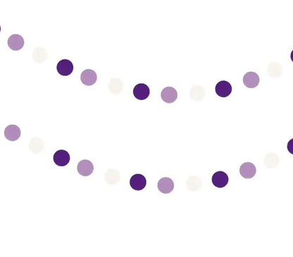 Paper Circle Garland Decor