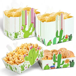 Cactus Themed Paper Food Plates