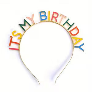 Colorful Birthday Queen Crown