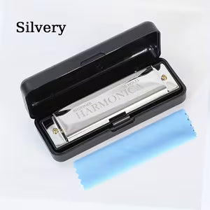 Beginner Harmonica Silver