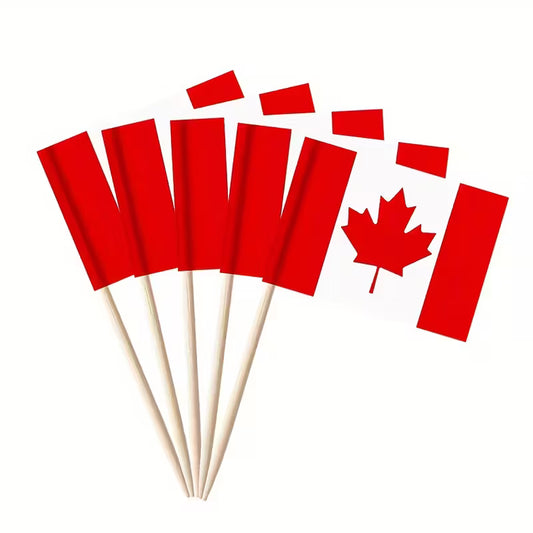 Canadian Flag Toothpick Flags