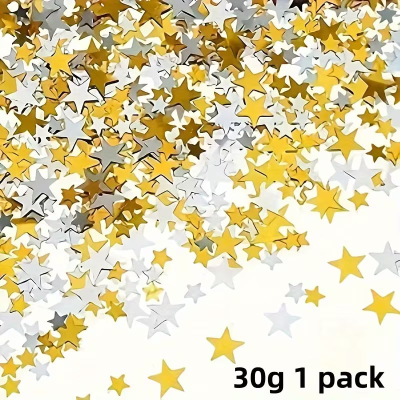 Sparkling Glitter Star Confetti