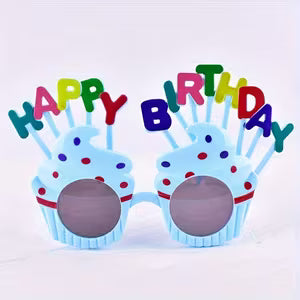 Cupcake Birthday Glasses
