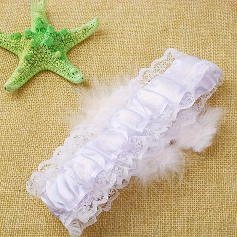Bride Garter White