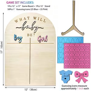 Gender Reveal Voting Board