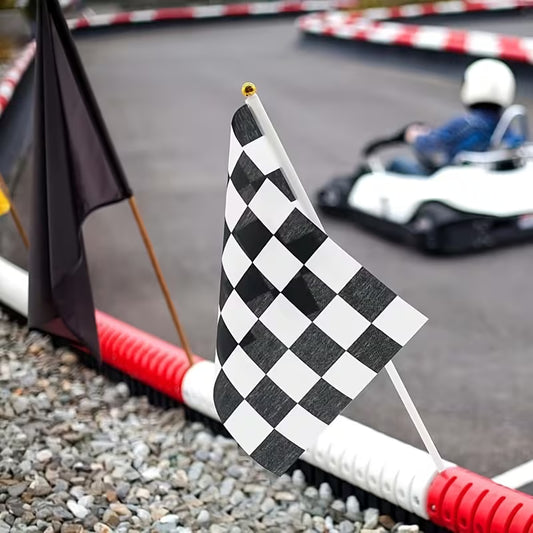 Black & White Checkered Racing Flags