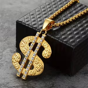 Hip Hop Style Stainless Steel Necklace