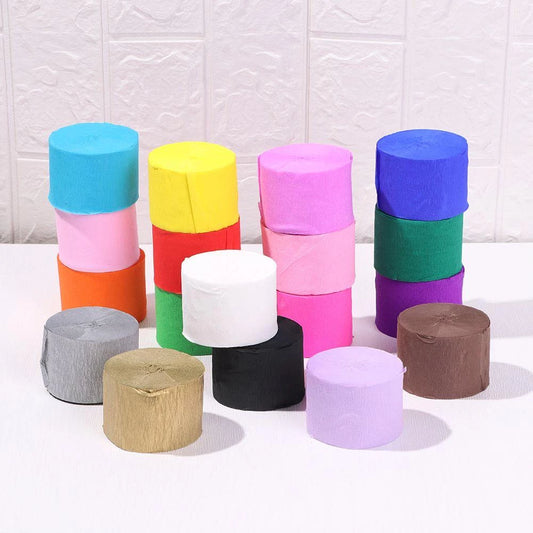 Crepe Paper Streamer Roll - 4.5cm x 25m