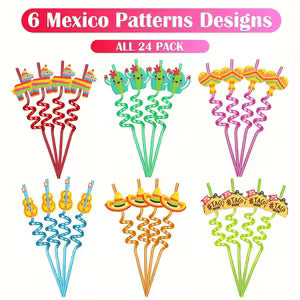 Mexican Party Straws
