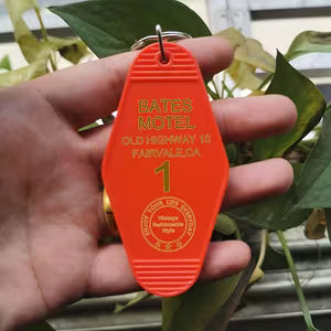 Red Bates Motel Keychain