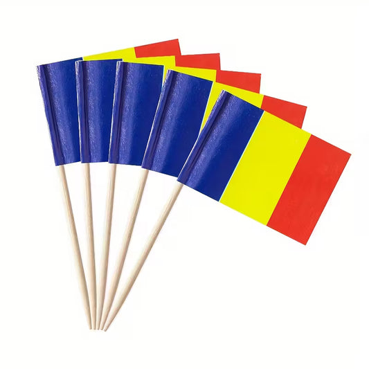 Romania Flag Toothpick Toppers